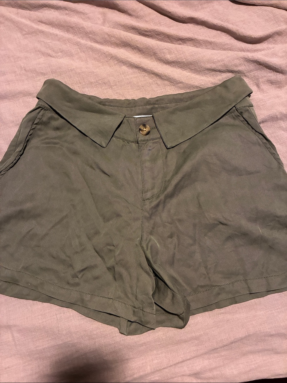 Astars High Waist Khaki Women's Shorts